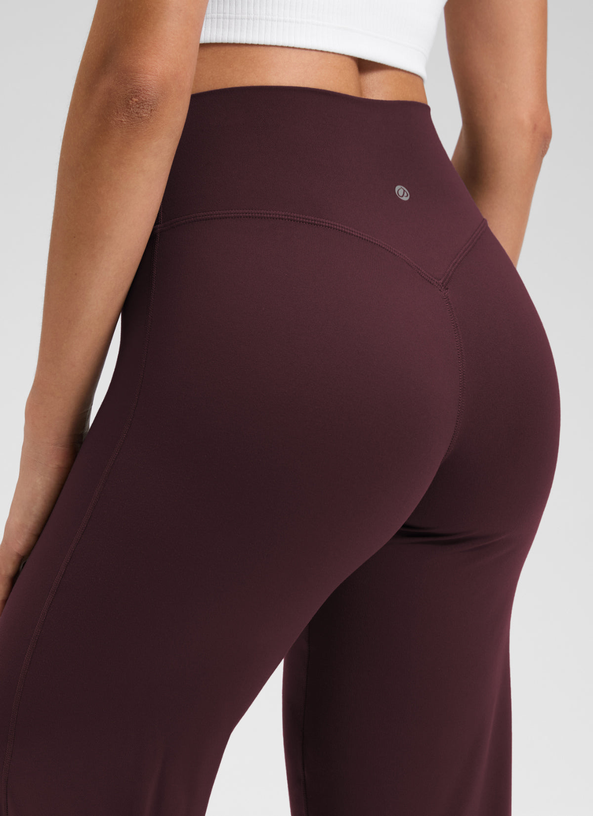 CRZ YOGA Women's Softretch Workout No Front Seam Wide Leg Pant 30
