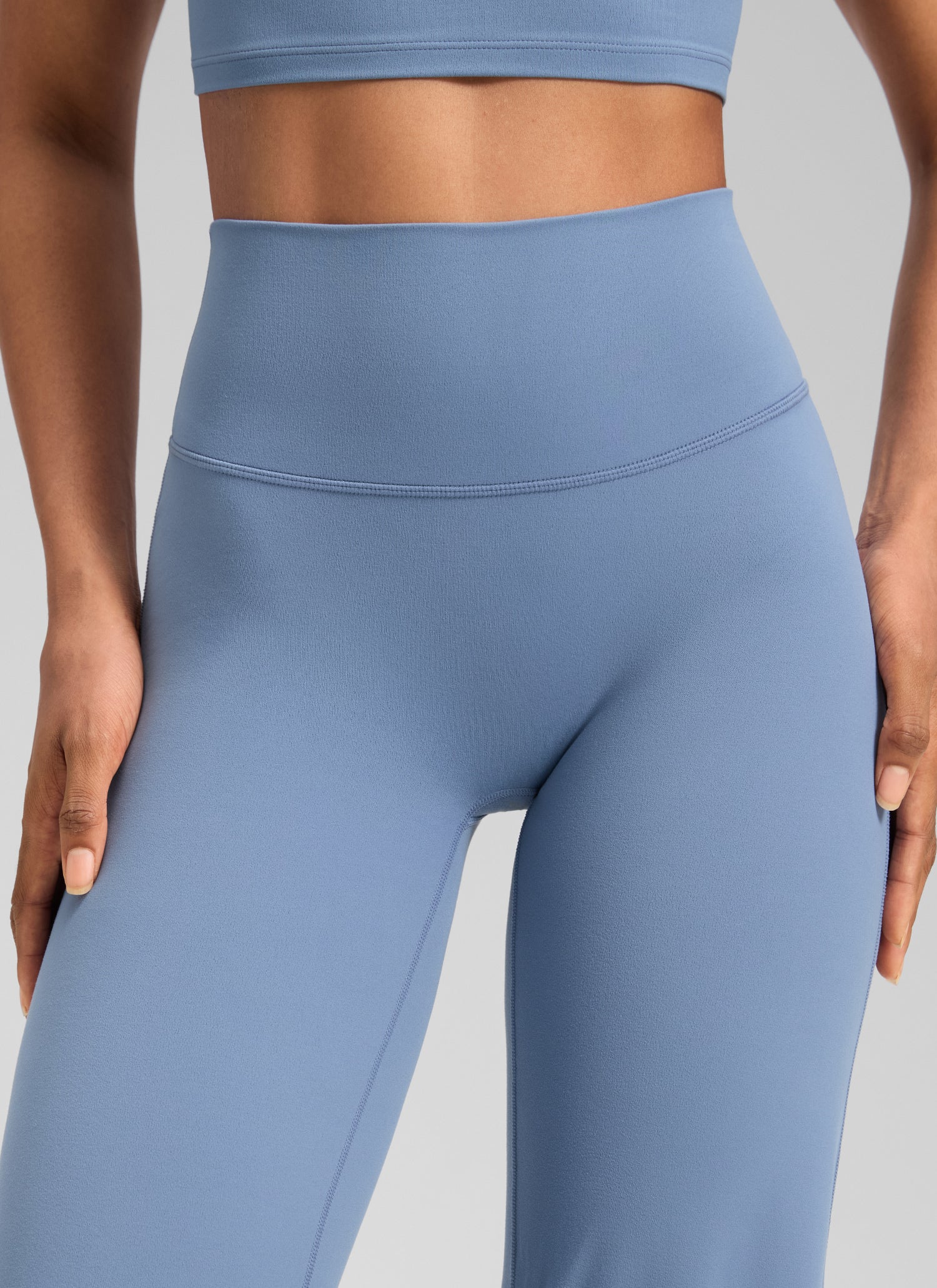 CRZ YOGA Women's Softretch Workout No Front Seam Wide Leg Pant 30